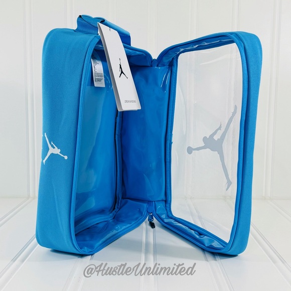 Nike Air Jordan UNC Travel Shoe Bag Box University Blue Handbag Large - Picture 3 of 9
